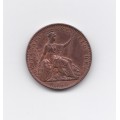 1 x 1825 GREAT BRITAIN  FARTHING - TOP GRADE - RARE - 193 YEARS OLD - PLEASE CHECK SCANS OF COIN