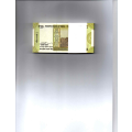 LAST BUNDLE - 100 x Gandhi 20 Rupee UNC Bank Notes - Numbers in Sequence - Price is for 100 Notes