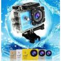 Full HD 1080p Waterproof Sports Action Camera - blue
