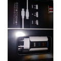 "FAST CHARGER" 3 Port USB Phone Charger 5.6A