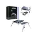 Portable And Adjustable Folding Laptop Table E-Table with Cooling Fans