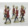 6 Lead Soldiers - Royal Canadian Mounted Police