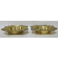 2 Large Ashtrays - Use as Potpourri holders too! 19x19cm, 4cm deep, combined weight of over 1kg!