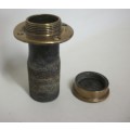 Brass outlet and Plug for a nautical basin - Does not rust at sea