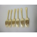 A set of gold plated forks  - AS NEW!