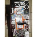 Wii Console, 8 games and accessories