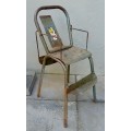 Original 'Afrikander' Toys Metal Dolls High Chair with 'fold-up' action