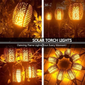 Solar Flame Sensor Activated LED TIKI TORCH Lights  XF-6017