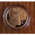 2015 1/4oz Natura The Black Backed Jackal Proof Coin
