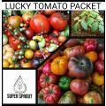 LUCKY TOMATO PACKET x 100+ organic seeds