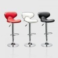 Contemporary Bar Chairs (Black/Red)