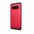 Tuff-Luv Dual Layer Armour Credit Card Case for Samsung Galaxy S10 PLUS (Red)