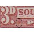 1931 3d Roto pair with scarce listed variety in LMM-condition