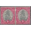 1935 1d Hyphenated pair with scarce listed variety in MNH-condition