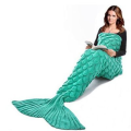 Pleated Mermaid Tail Blanket