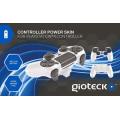 Gioteck Controller Power Skin PS4 (white)(brand new factory sealed)