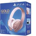 PlayStation Gold Wireless Headset (PS4)(Rose Gold) - (New And Sealed)