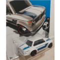 Hot Wheels Imported Long Card 2016 BMW 2002 White variation