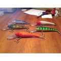 SLECTION OF  5 MANN LURES (lot 3)