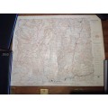 FIRST EDITION 1901 BRITISH BOER WAR MILITARY MAPS (SET OF 6)