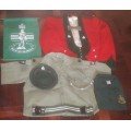 Rhodesian Light Infantry collection. major rank on uniforms