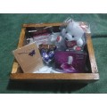 Valintine gift set in wooden box