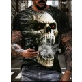 3 D printed skull T shirt