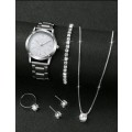 6 piece woman luxurious Quartz Watch set