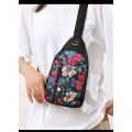 Woman flower crossbody bag