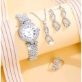 5pc woman diamond watch set