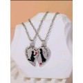 Couple charm necklace /s set