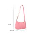 Fashionable pink handbag for women