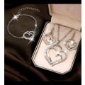 Heart Shaped jewelry set
