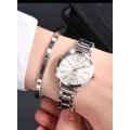2pc woman luxurious Quartz Watch set with i love you Bracelet