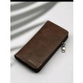 Leather long Hovis wallet for men