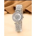 Luxurious diamond Geneva Quartz watch set for her 3piece