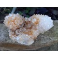 WHITE WITH ORANGE SPIRIT QUARTZ  0.295grams