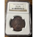 1946 Penny Ngc graded MS63BN