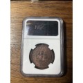 1954 Penny Ngc graded MS62RB
