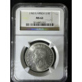 1943 * 2.5 Shilling * NGC graded MS62 * only one listed graded
