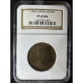 1954 * 1P penny * PF65BN * thrid highest grade * only 5coins better