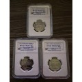 *** MANDELA BIRTHDAY SALE *** Smiley 2000 R5 - PF62 Frosted SANGS *** 3 available, bid per coin