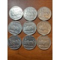 Mandela smiley coins price per each to take all 9