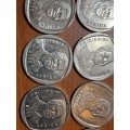 Mandela smiley coins priced per coin to take all 12 ( your bid x 12)