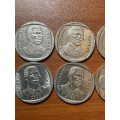 Mandela smiley coins priced per coin to take all 6