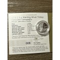 SILVER TICKEY 2,5 Cent Proof - 2018 - Computed Tomography - Durban Flypress