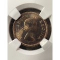1957 * 1/4 penny * PR67Rb only one in 67 and 1 pf68 at ngc, second finest and only one