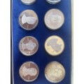 SA Historical Mint - GENERALS OF THE ANGLO BOER WAR - highly collectable 12 SILVER medals