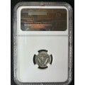 1948***3P***MS61BN***NGC graded credible grade clear fields