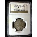 1932***2 Shilling***MS62***NGC   remick collection